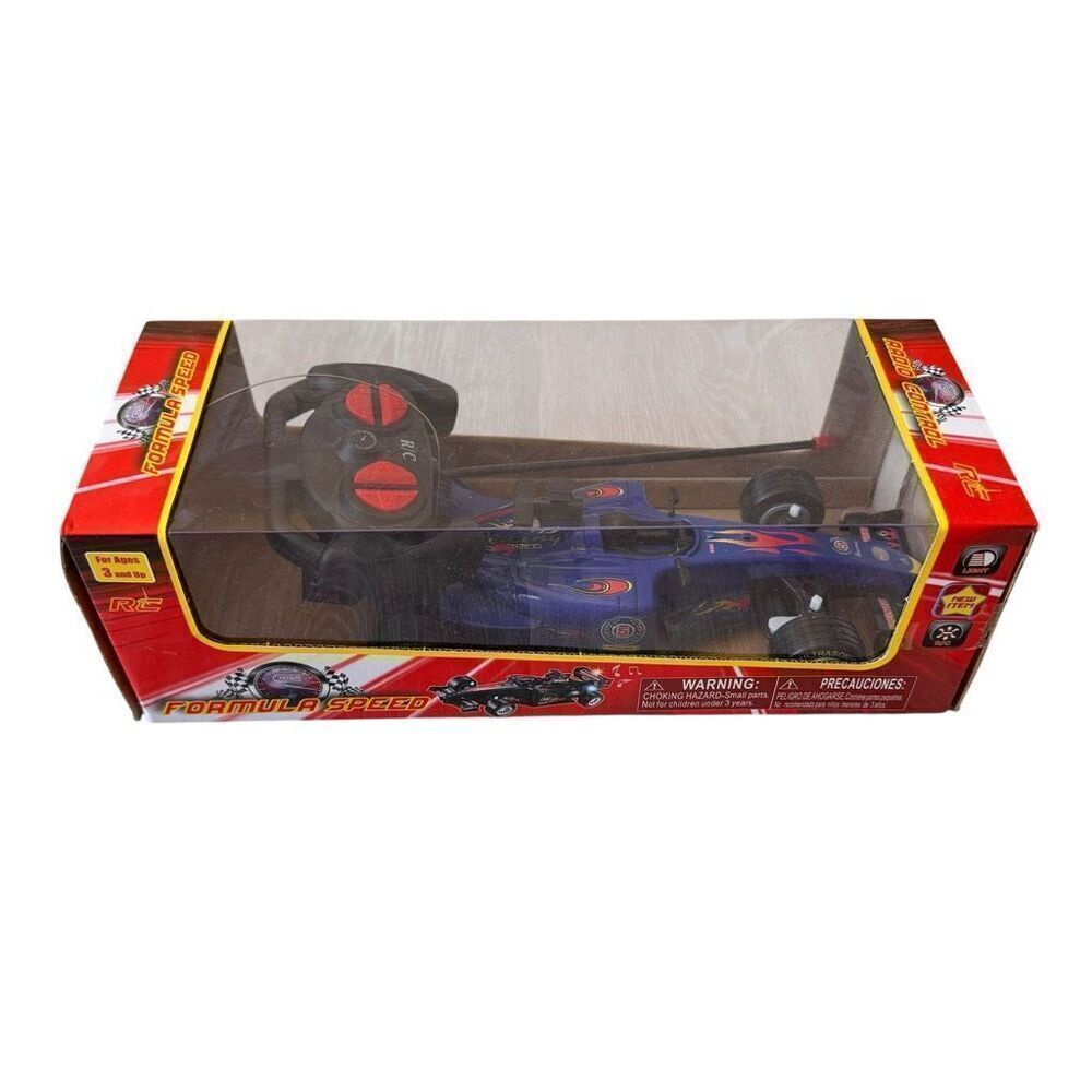 RC Formula Speed Racing Radio Remote Control Blue Hobby Battery Operated - Picture 2 of 12